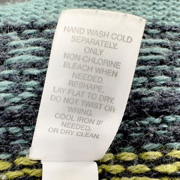 J. Jill Juniper Geometric Aztec Jacquard Knit Draped Front Cardigan Sweater XS - Picture 8 of 10